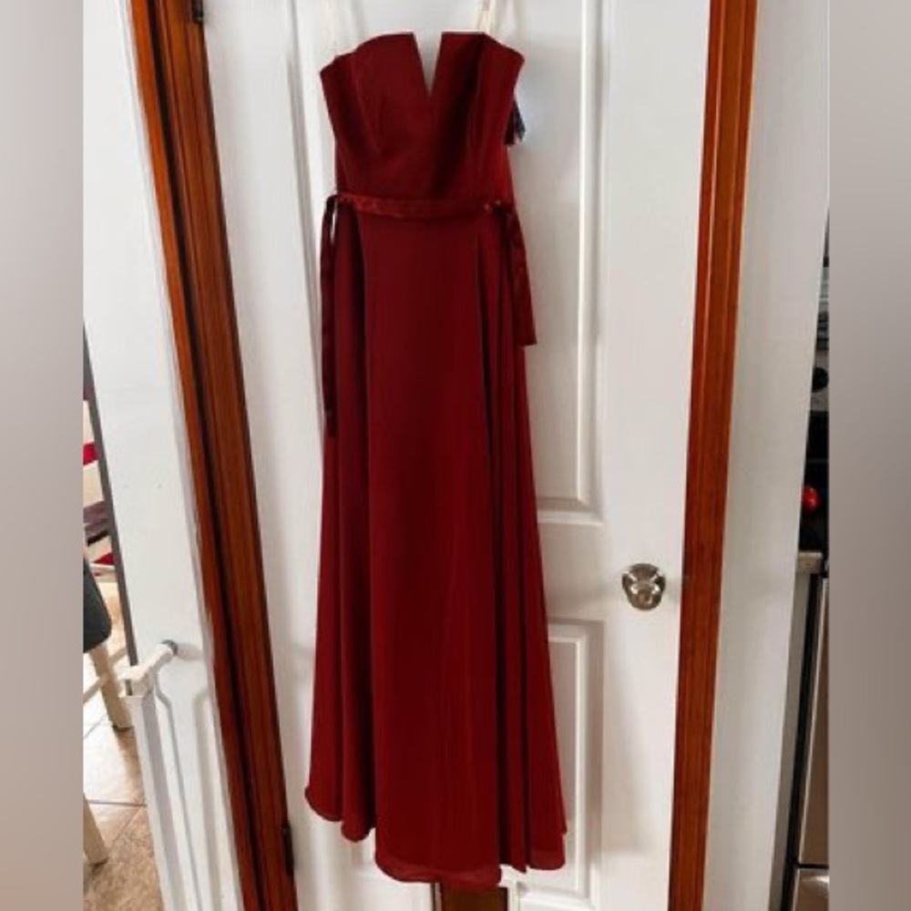 Size 10 Cinnamon colored bridesmaid dress.